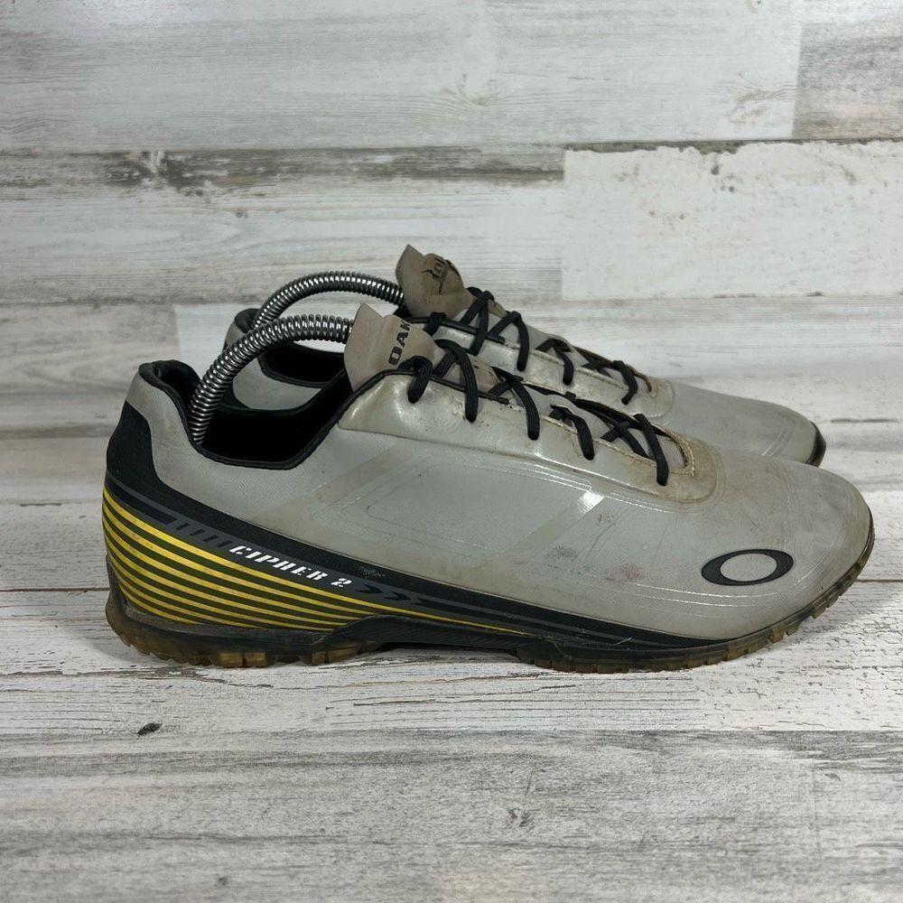 Oakley Cipher 2 Nanospike Mens Gray Golf Shoe Athletic Fashion Sneaker Size 10